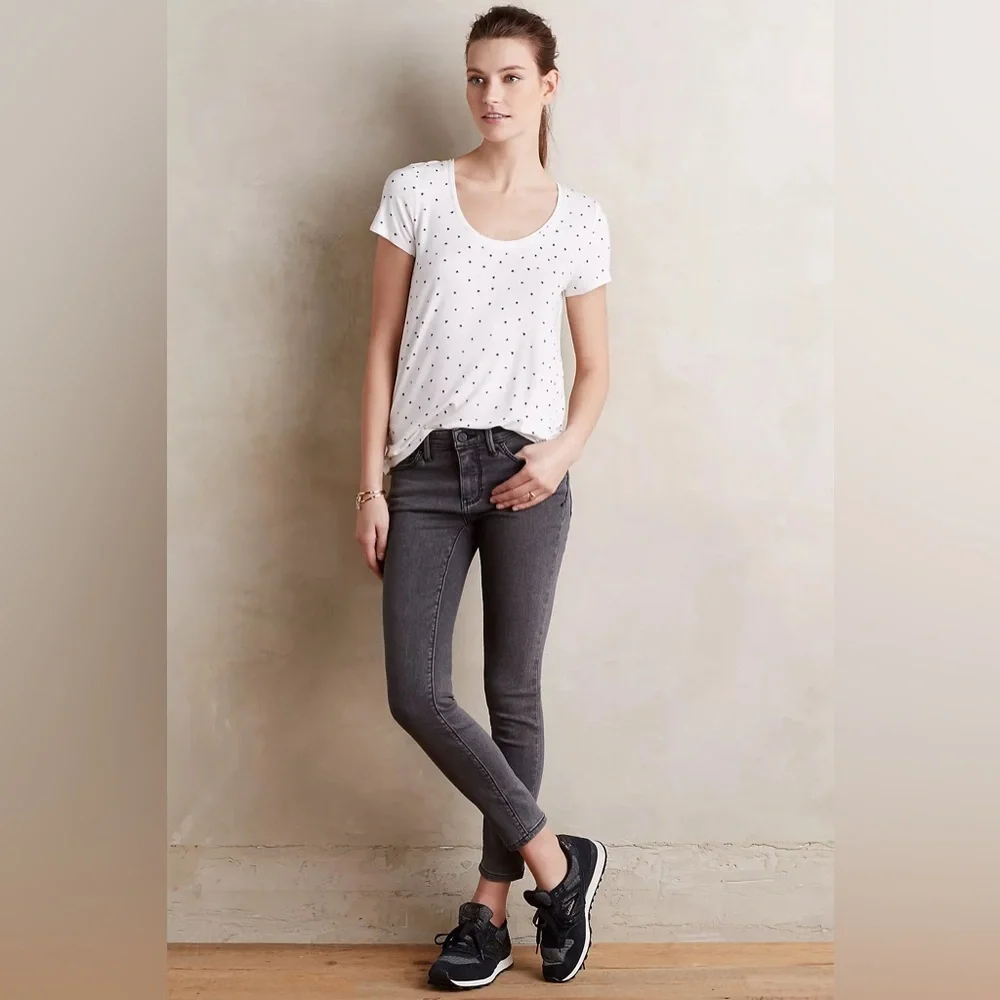 Anthropologie Pilcro and The Letterpress Serif Jeans Size 30 Color Washed Black